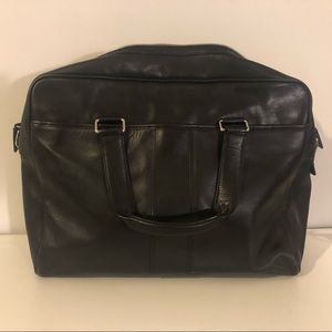 Black Coach Laptop Work Bag